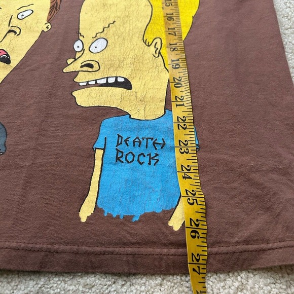 Beavis And Butthead Vintage 90s Delta T Shirt Made In USA Size Medium MTV - Picture 7 of 7
